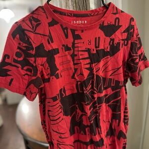 Jordan Red and Black Tee